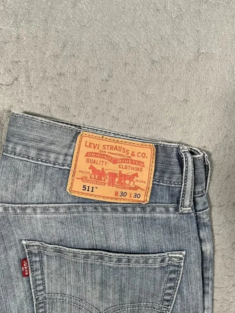 Levi’s 511 Classic Light Blue Slim Fit Denim Jeans W30 L30
